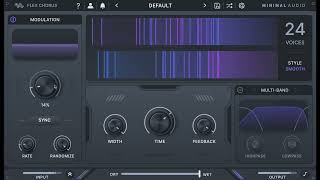 Video thumbnail for Minimal Audio Flex Chorus by DATABROTH
