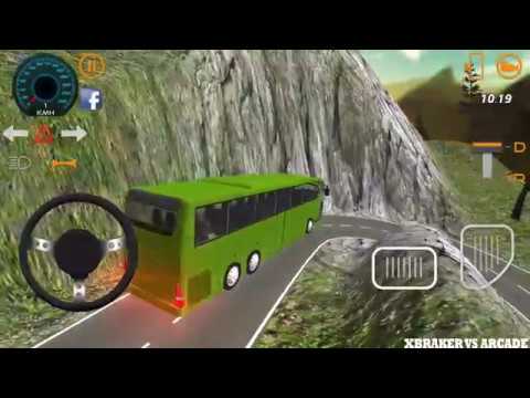 Bus Hill Climbing Simulator 2019 | Green Bus Driving Offroad Road - Android GamePlay FHD
