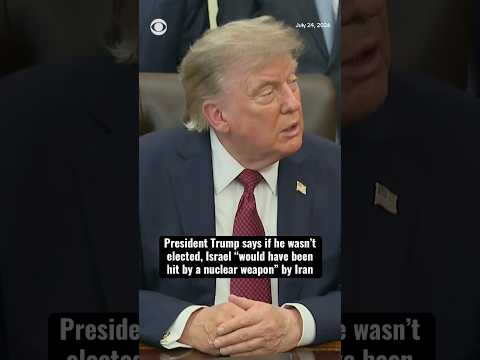 Trump says Iran would've hit Israel with a nuclear weapon if he hadn't been elected #shorts