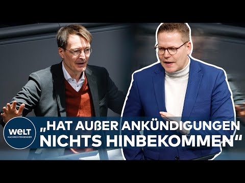 MEDIKAMENTE KNAPP: "Lauterbach hat grob fahrlässig gehandelt" –Scharfe Kritik aus der Opposition