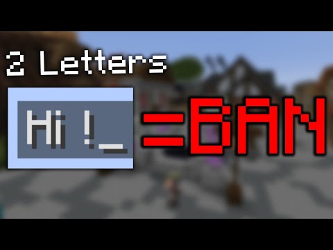 How Typing these 2 Letters Gets you Banned on Hypixel
