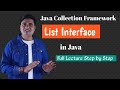 List Interface in Java | What is list in Java with example | Java List Interface