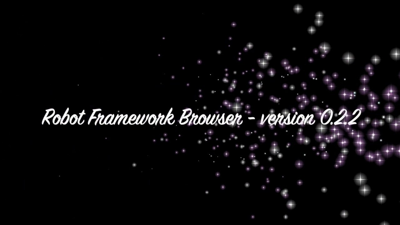 Robot Framework Browser Library - v 0.2.2