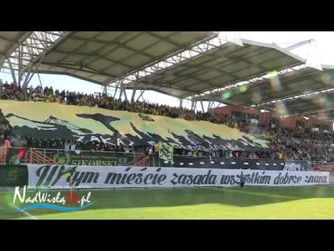 Doping kibiców Siarki podczas derbów ze Stalą St. Wola, 10.05.2014 HD