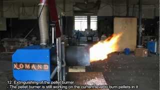 preview picture of video 'Pellet burner PB-40'