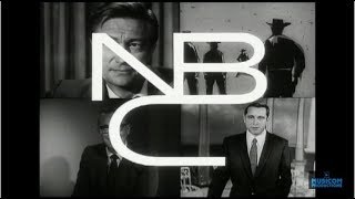 1960 - NBC-TV FILMED PROMO FALL '59 - Outlaws | Michael Shayne | The Price Is Right | Perry Como
