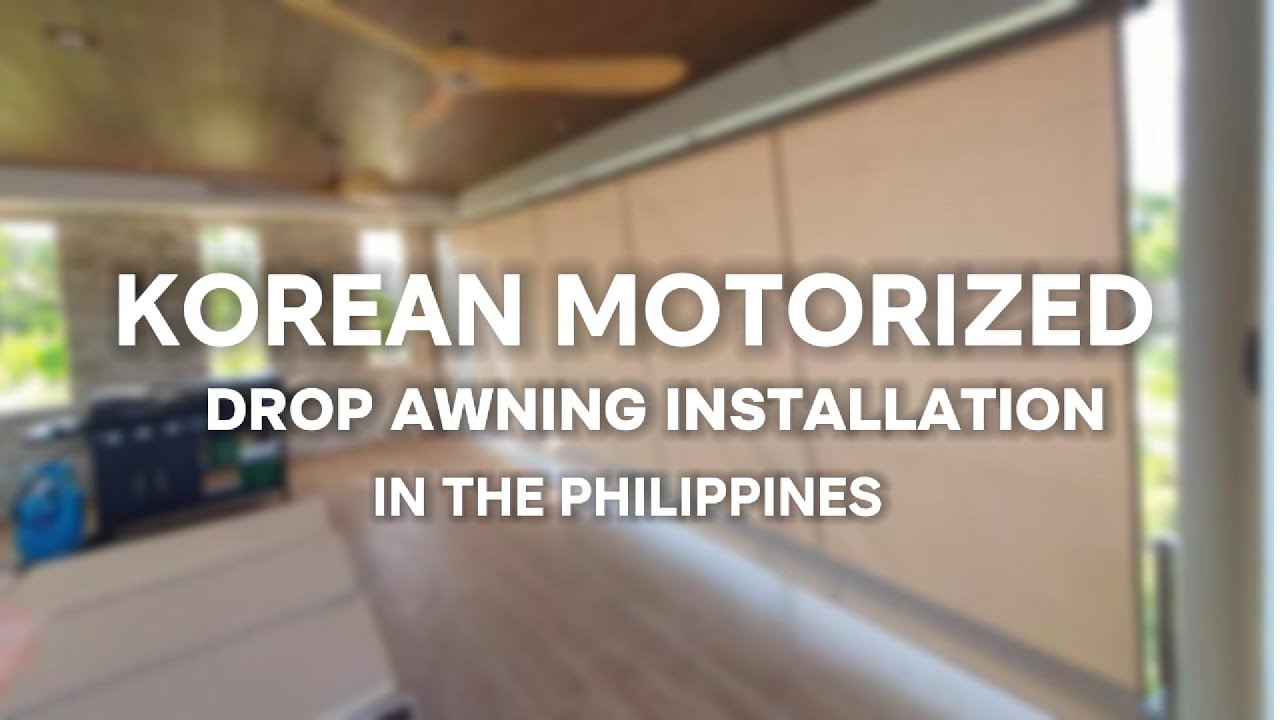 Drop Awning Installation in Samal Island Davao City