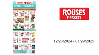 Rouses Markets Weekly Ad -  12/26/2024 - 01/29/2025