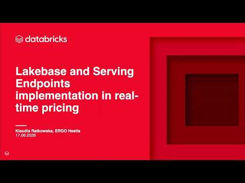 Watch: Real-Time Insurance Pricing with Lakebase and Serving Endpoints