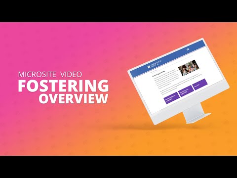 Fostering Demo Microsite Walkthrough
