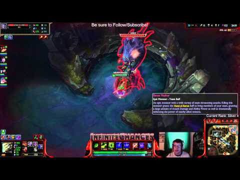 Master Yi Solo Baron w/ Sated Devourer at 27 minutes | #LeagueOfLegends (Ranked Season 5)