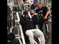First QUADS workout with Errold Moore (IFBB PRO), 2017 - few weeks before he won NPC Nationals
