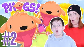 Dogs, hot-dogs or worm-dogs? No! PHOGS! | Gameplay with Ima and Jessy