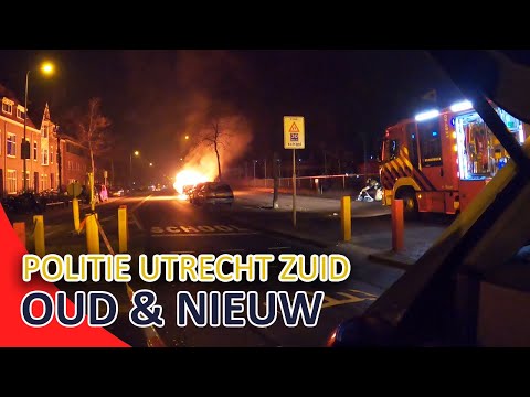 Politie Utrecht Zuid | Dienst tijdens Oud en Nieuw | Vuurwerk | Brand | Overlast |