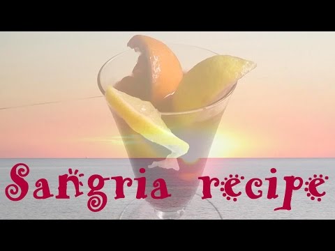 How to Make Spanish SANGRIA drink recipe