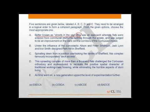 Mock CAT   19 2015 Q 1