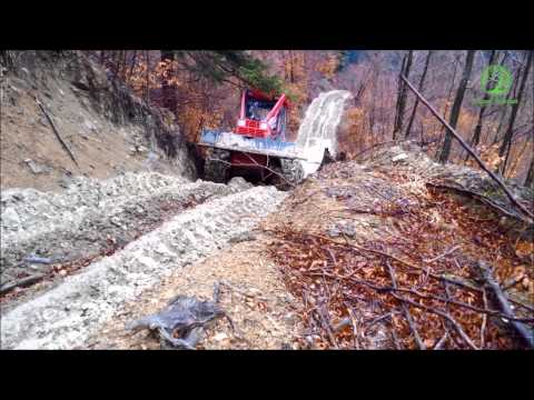 Skidder-ul NOE NF140 la Ocolul Silvic Vaduri (DS Neamt)