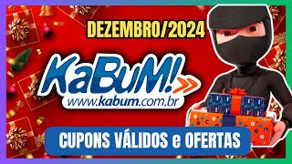 Cupons KABUM - Economize ate 60% OFF em suas Compras. Cupom de DESCONTO Kabum Dezembro/2024