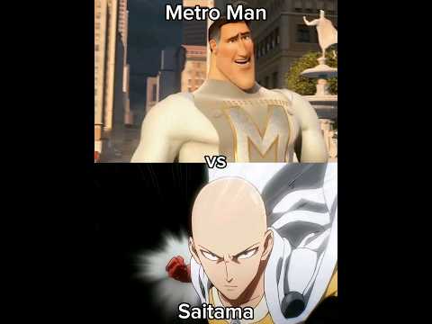 Metro Man vs Saitama (Megamind | One Punch Man)