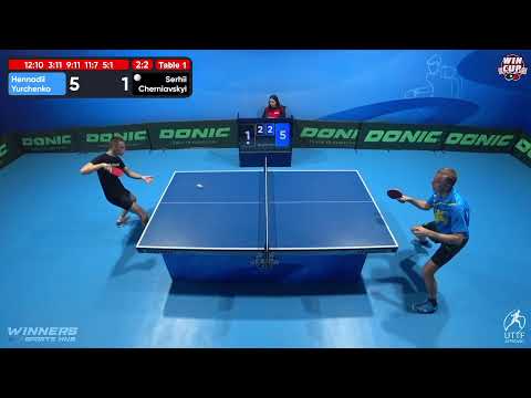 14:30 Hennadii Yurchenko 3-2 Serhii Cherniavskyi West 3 WIN CUP 27.10.2022 | TABLE TENNIS WINCUP
