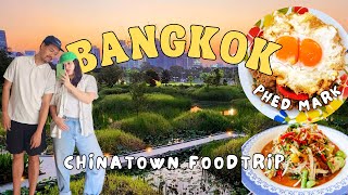 Bangkok Vlog 2023 🇹🇭 Thai Street Food at Chinatown Night Market + Mark Wiens Restaurant Phed Mark