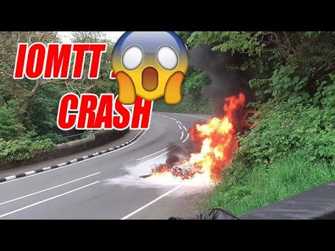 IOM TT Crash, Fly by and Top Speed - Highlights
