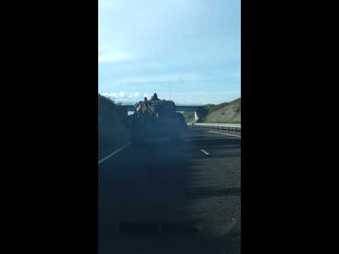 M10 achilles on road