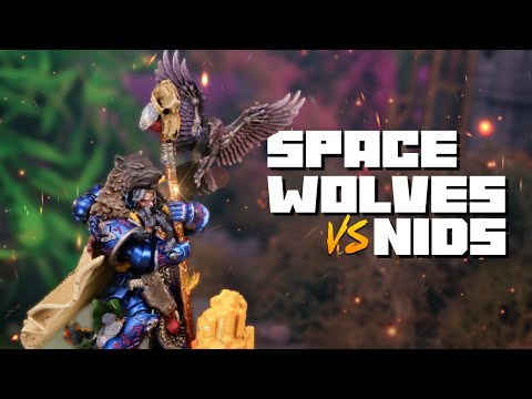 NEW Space Wolves vs Tyranids Subterranean Assault - Warhammer 40k Battle Report