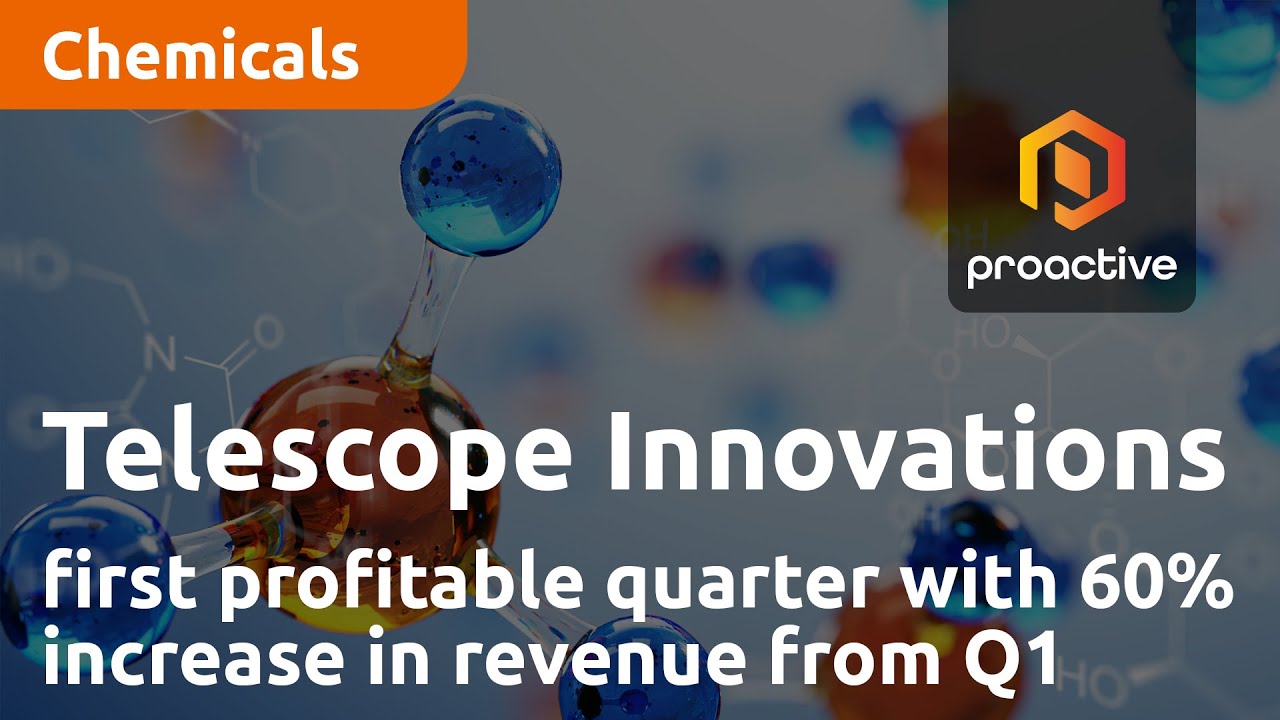 Telescope Innovations reports first profitable quarter with 60% increase in revenue from Q1