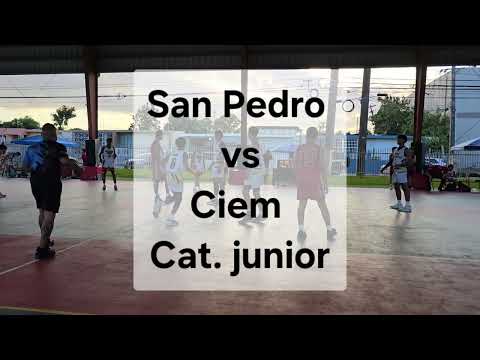 San Pedro vs Ciem cat  Junior 16 feb 2024