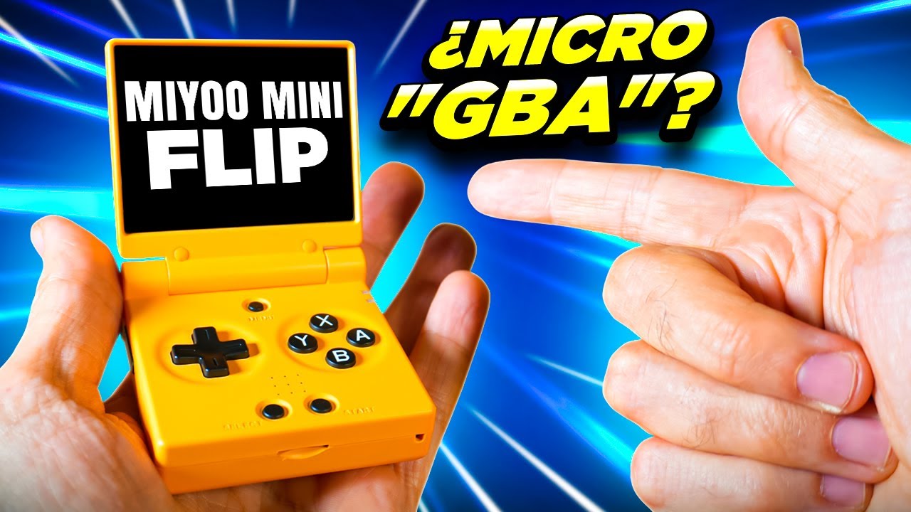 La MINI CONCHA que todos quieren:  MIYOO MINI FLIP review en español