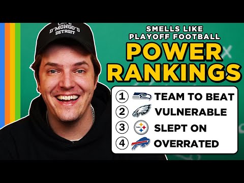 Our NFL Power Rankings Going into the Playoffs...