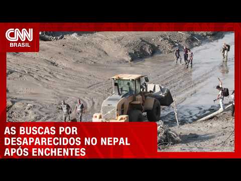 Imagens de drones mostram a extensão da destruição após enchentes no Nepal | CNN BRASIL