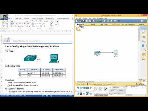 2.3.3.4 Lab - Configuring a Switch Management Address