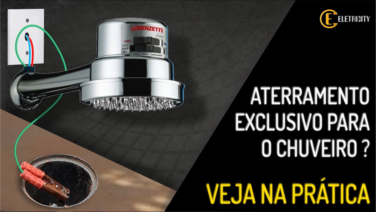 ATERRAMENTO EXCLUSIVO PARA O CHUVEIRO? VEJA NA PRÁTICA.