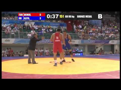 Mahdi Aliyari (Iran) vs Suleiman Demirci (Turkey) 96kg GR