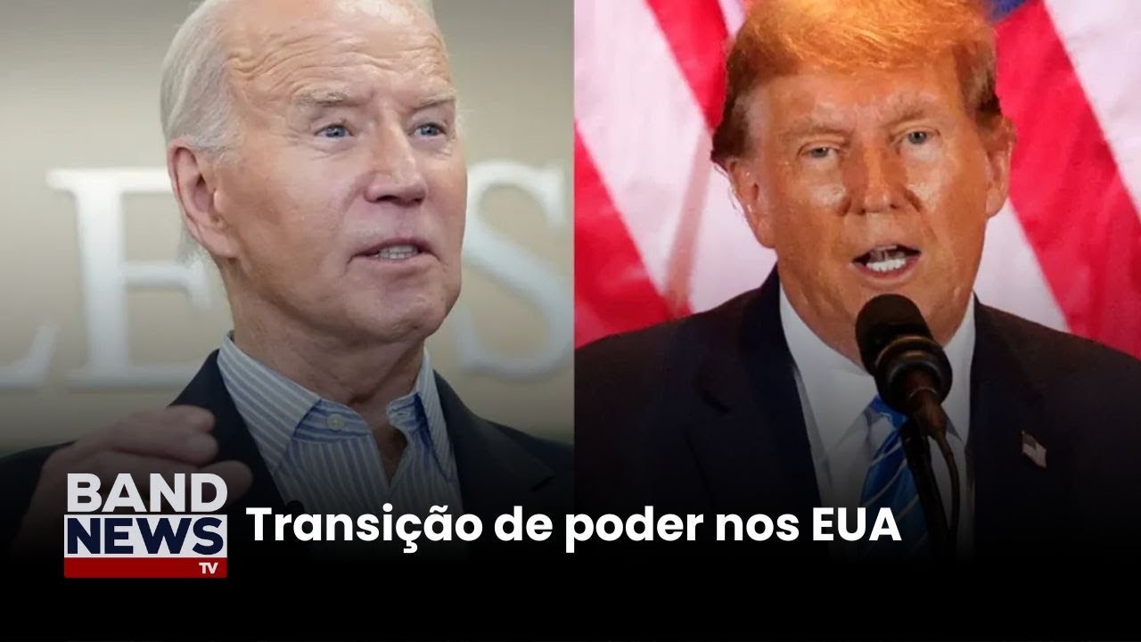 Joe Biden recebe Donald Trump na Casa Branca | BandNews TV