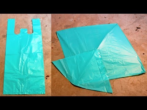 How To Make A Plastic Bag Kite | Step To Step | Patang Making | Homemade Video