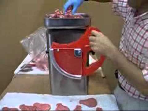 Tritacarne 22 hamburgatrice Meat grinder mincer mod. Barcellona con applicazione burger maker