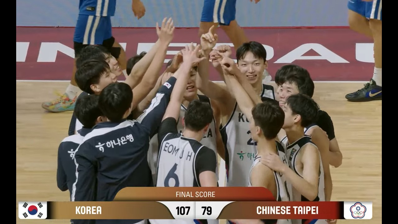 U18 아시아컵 한국 대만 하이라이트 107득점!!