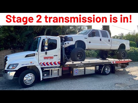 Huge 7.3 gets stage 2 transmission! Now it’s time I take a break from YouTube
