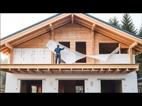 Man Builds Amazing DIY Wood Cabin in the Woods Start to Finish by @DmitryLukinDIY