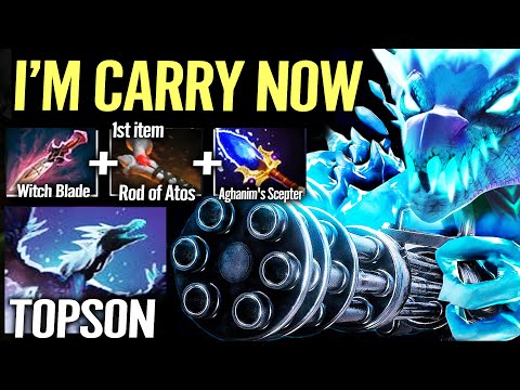Has more Range than Sniper Early - Topson Make Winter Wyvern Becomes a Carry in Dota 2