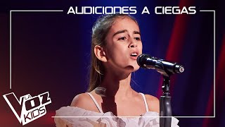 Alira Moya canta &quot;Dont stop believin&quot; |  Audiciones a ciegas | La Voz Kids Antena 3 2024