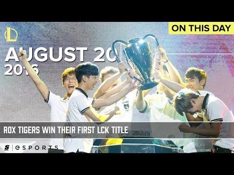 The day ROX Tigers won their first ever LCK title
