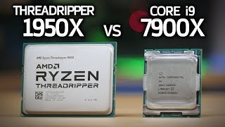 Threadripper 1950X vs i9 7900X Benchmarks! $1000 CPU BATTLE!