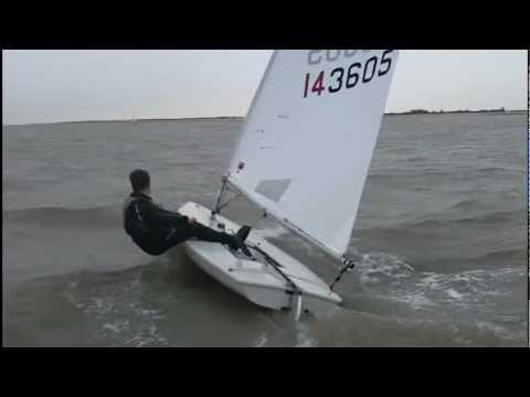 Laser Sailing in 20knots