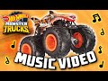 Official MUSIC VIDEO 🎶 | Fear the Frenzy 🐅🦈 ft. Monster Truck TIGER SHARK | Hot Wheels