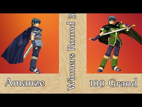 [Melee Singles WR3] Amanze (Marth) vs 100 Grand (Marth) [DownB_ November Monthly]