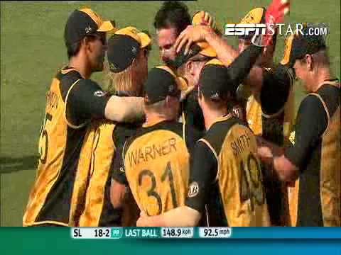ICC World Twenty20 2010 - Sri Lanka Vs Australia Highlights